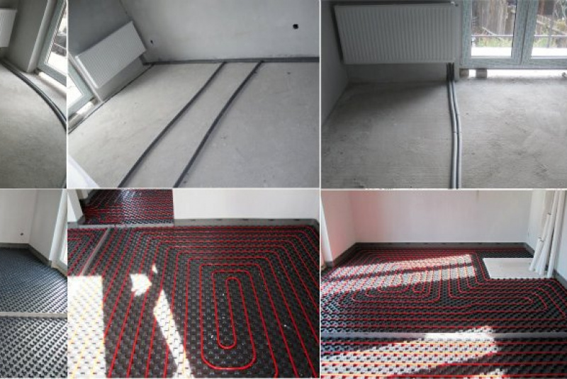 Kúrenie kombinované podlahové s radiátormy