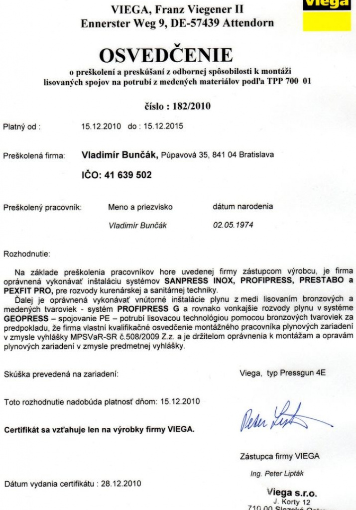 Certifikáty