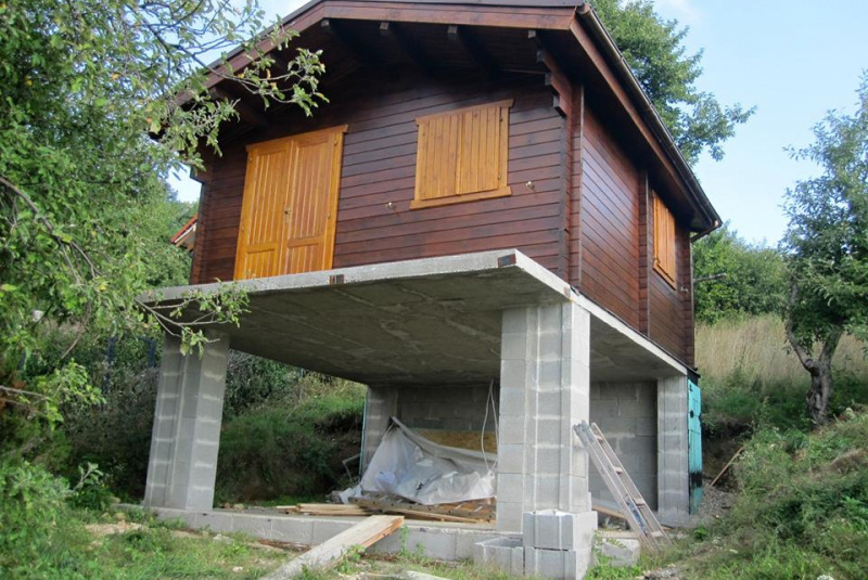 Kúpeľňa v záhradnej chate